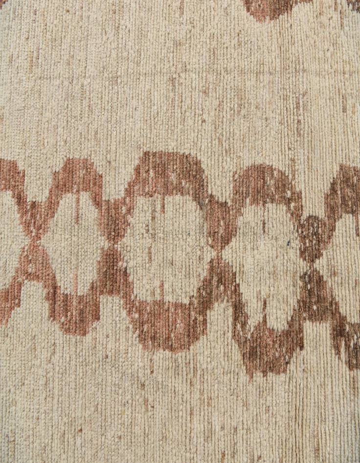 Detail image of  9' x 11' 5  Hand Knotted Moroccan Wool Rug