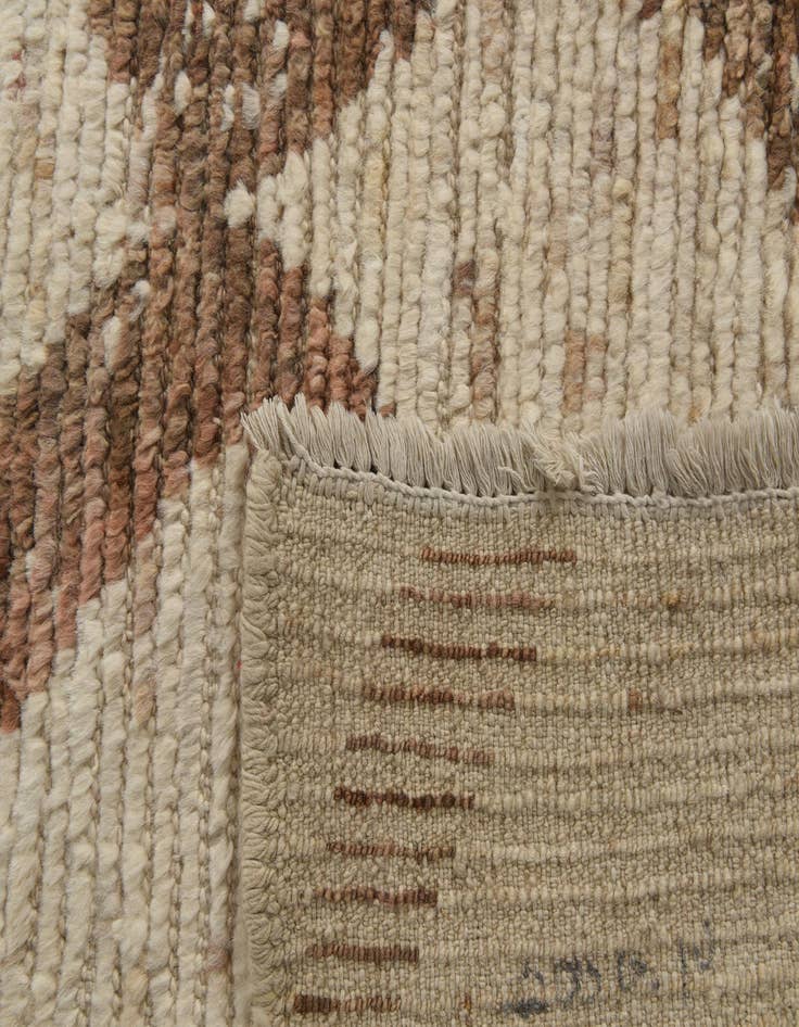 Detail image of  9' x 11' 5  Hand Knotted Moroccan Wool Rug