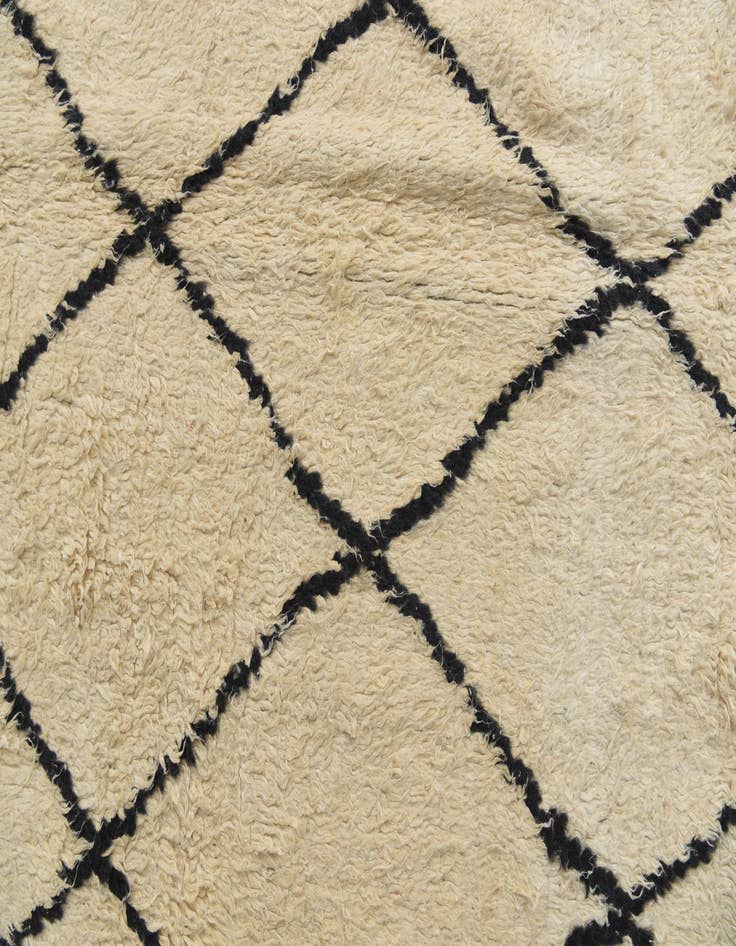 Detail image of  5' 5 x 8' 1  Hand Knotted Moroccan Wool Rug