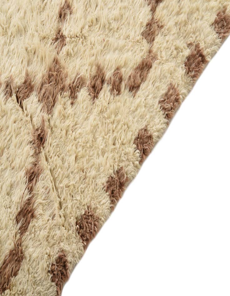 Detail image of  9' 10 x 13' 8  Hand Knotted Moroccan Wool Rug