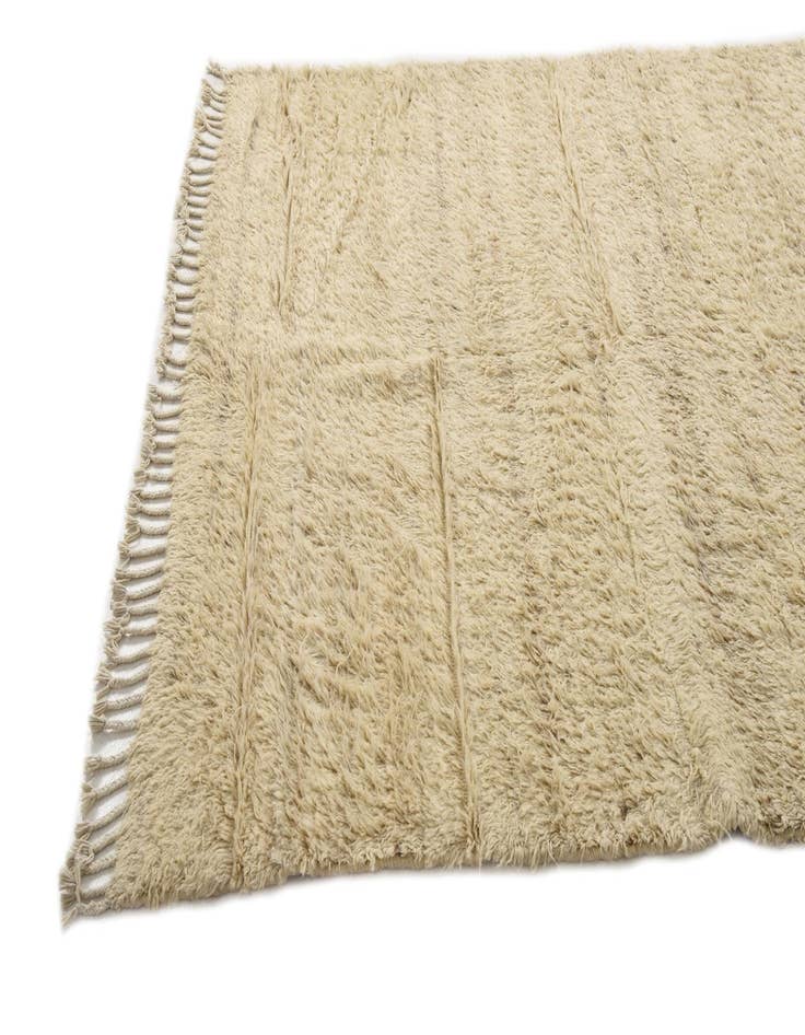 Detail image of  5' 3 x 8'  Hand Knotted Moroccan Wool Rug