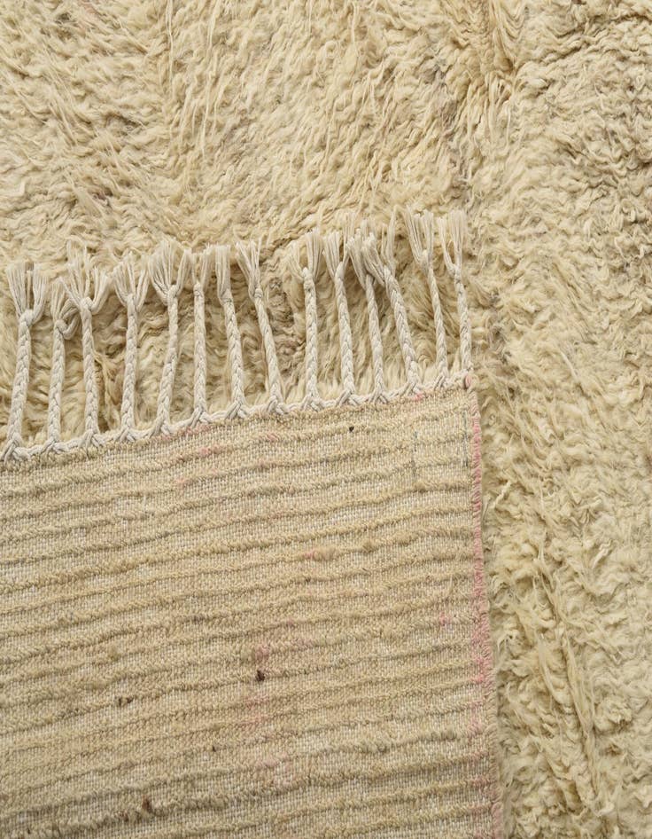 Detail image of  5' 3 x 8'  Hand Knotted Moroccan Wool Rug