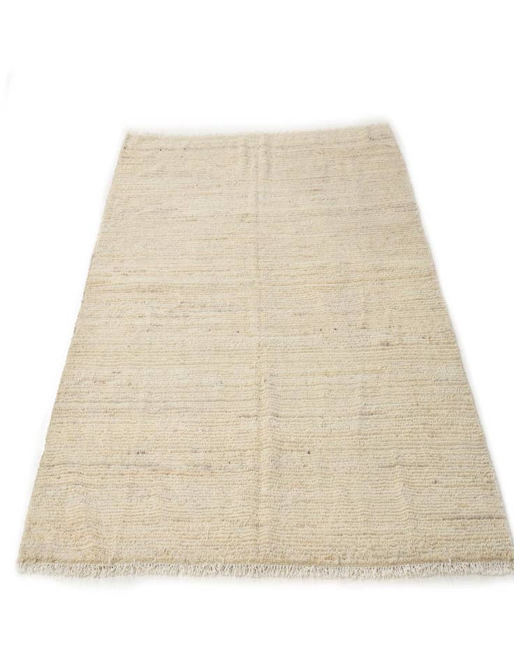 Detail image of  5' 8 x 6' 7  Hand Knotted Moroccan Wool Rug