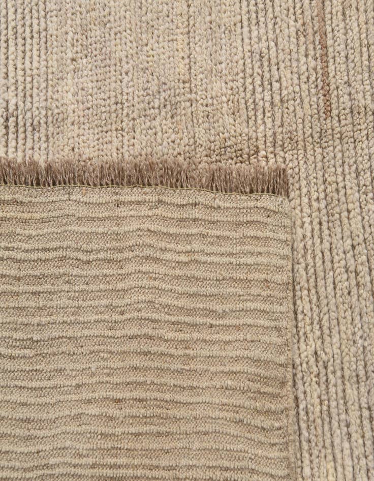 Detail image of  5' 9 x 8'  Hand Knotted Moroccan Wool Rug