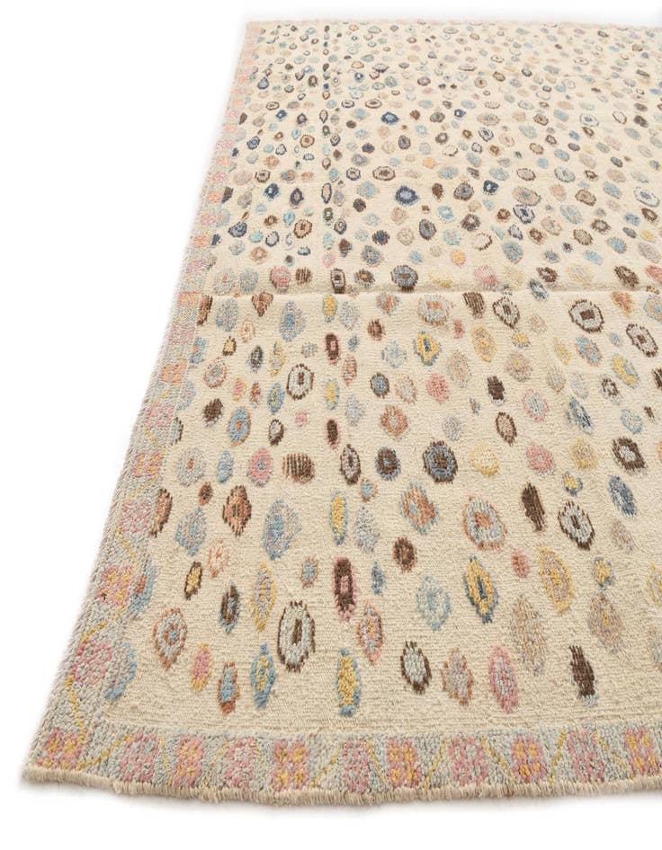 Detail image of  8' 5 x 10' 4  Hand Knotted Moroccan Wool Rug