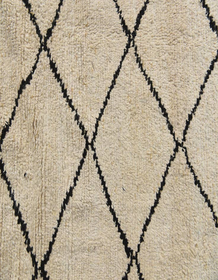 Detail image of  6' 1 x 8' 9  Hand Knotted Moroccan Wool Rug