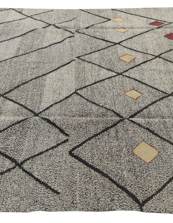 Detail image of  7' x 10'  Hand Woven Moroccan Wool Rug