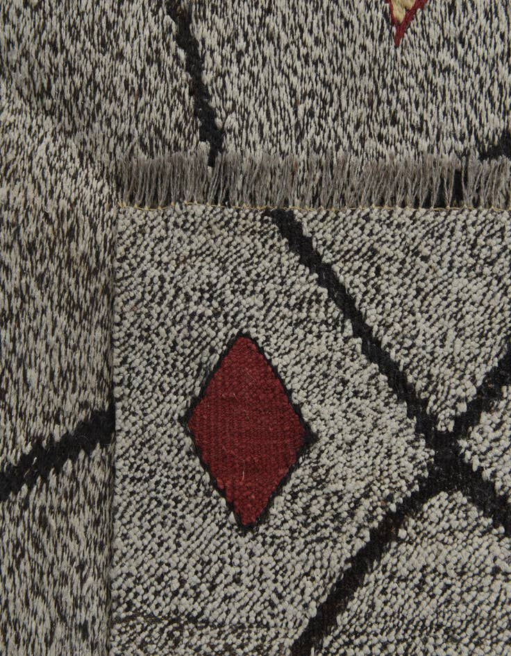Detail image of  7' x 10'  Hand Woven Moroccan Wool Rug