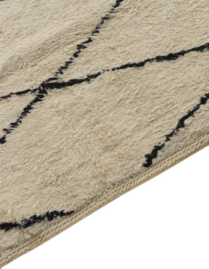 Detail image of  7' 10 x 10' 5  Hand Knotted Moroccan Wool Rug