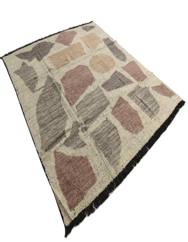 Detail image of  8' 5 x 9' 4  Hand Knotted Moroccan Wool Rug