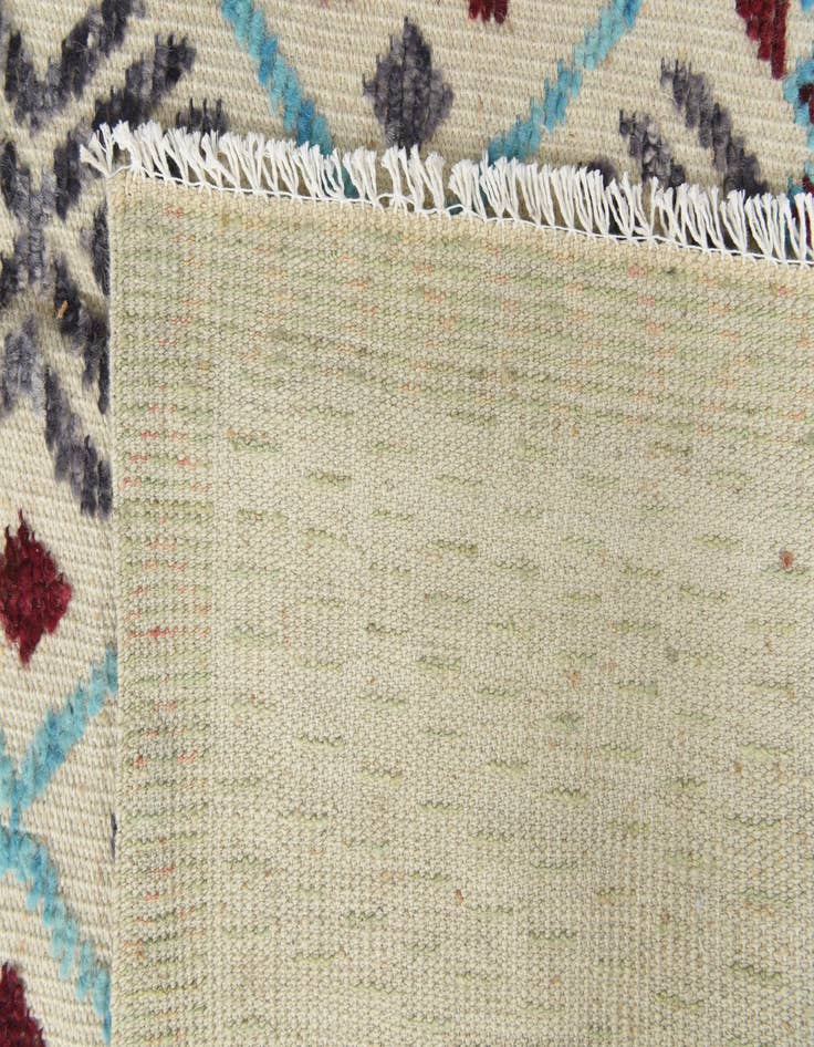 Detail image of  7' 9 x 10' 6  Hand Knotted Moroccan Wool Rug
