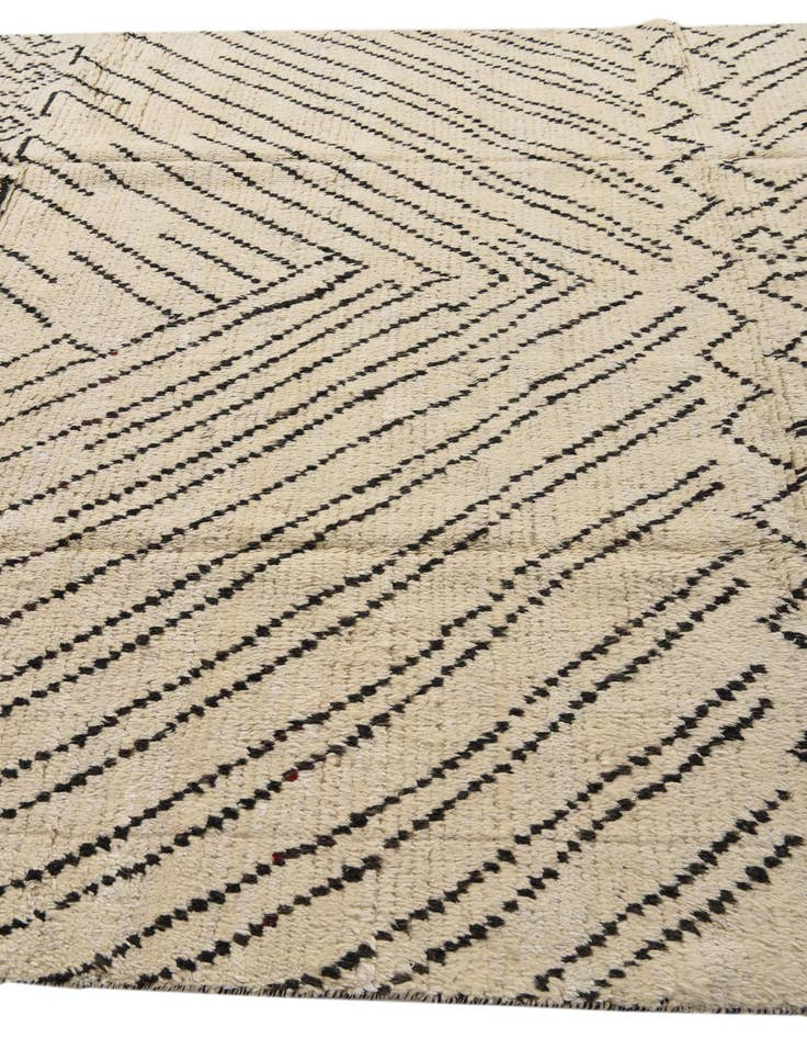 Detail image of  8' x 11' 2  Hand Knotted Moroccan Wool Rug