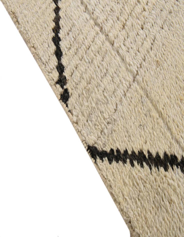 Detail image of  7' 11 x 10' 4  Hand Knotted Moroccan Wool Rug