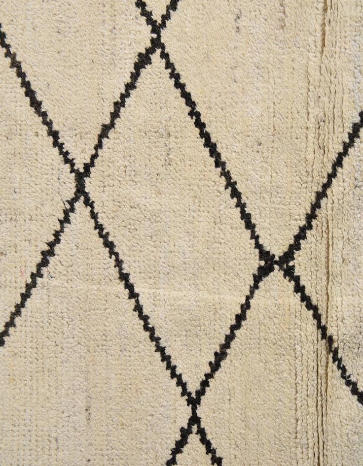Detail image of  7' 11 x 10' 4  Hand Knotted Moroccan Wool Rug