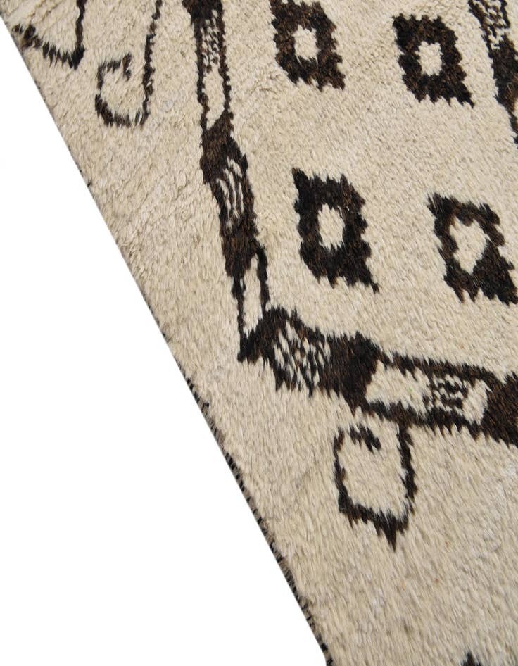 Detail image of  9' 3 x 11' 4  Hand Knotted Moroccan Wool Rug