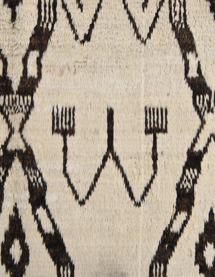 Detail image of  9' 3 x 11' 4  Hand Knotted Moroccan Wool Rug