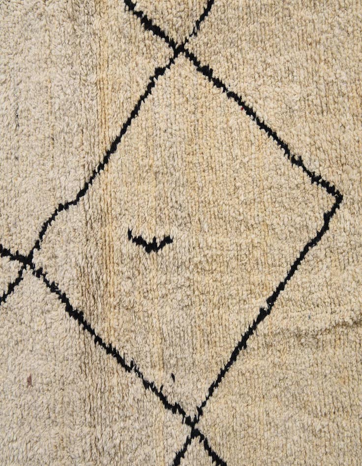 Detail image of  8' x 10' 5  Hand Knotted Moroccan Wool Rug