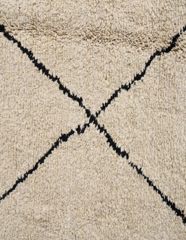 Detail image of  8' x 10' 5  Hand Knotted Moroccan Wool Rug