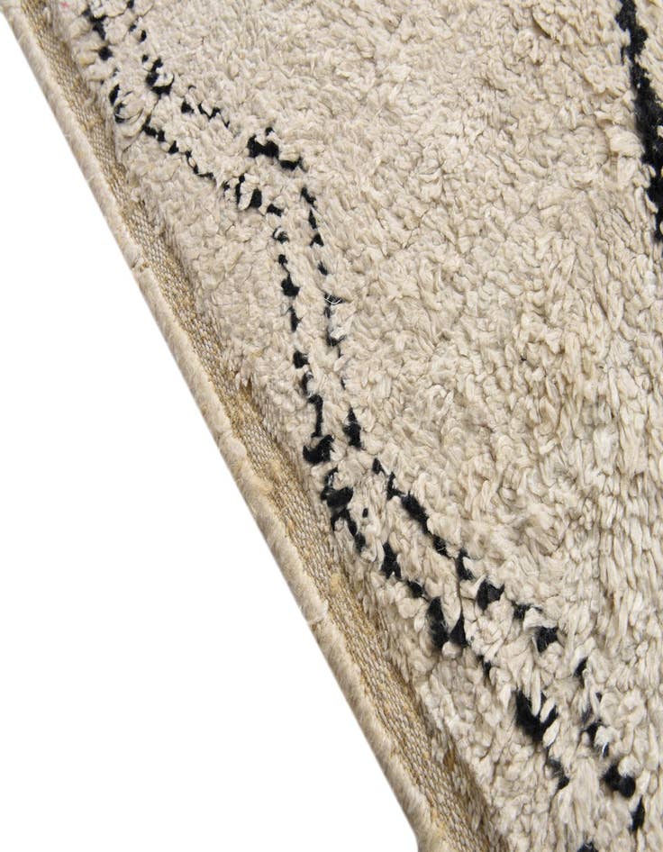 Detail image of  7' 11 x 10' 1  Hand Knotted Moroccan Wool Rug