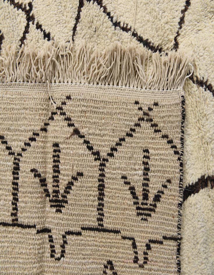 Detail image of  8' 3 x 9' 7  Hand Knotted Moroccan Wool Rug
