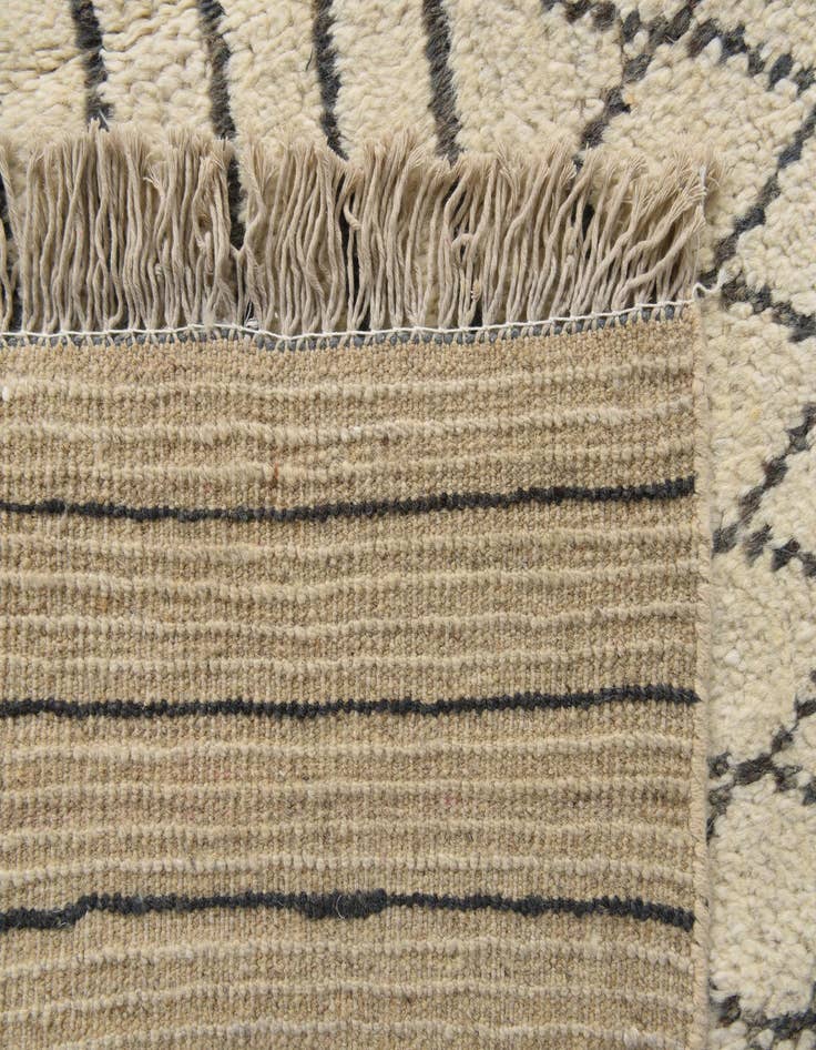 Detail image of 8' 9 x 12' 3 Hand Knotted Moroccan Wool Rug