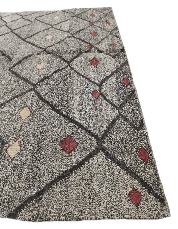 Detail image of  6' 7 x 9' 7  Hand Woven Moroccan Wool Rug