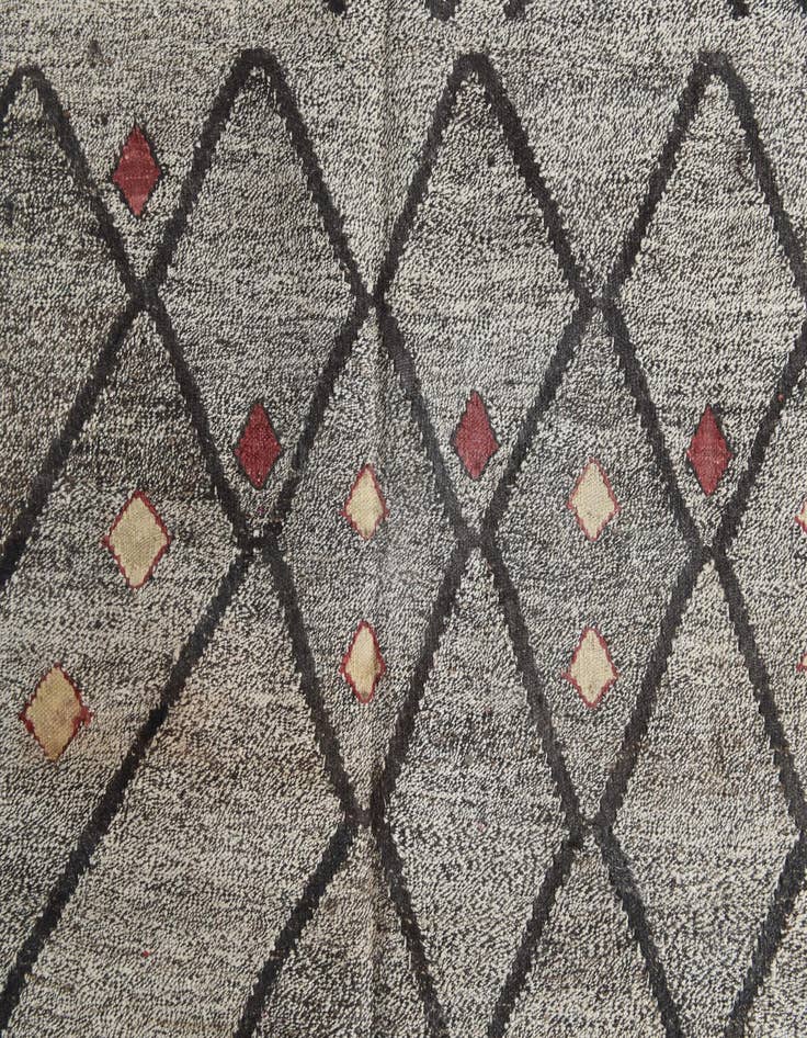 Detail image of  6' 7 x 9' 7  Hand Woven Moroccan Wool Rug