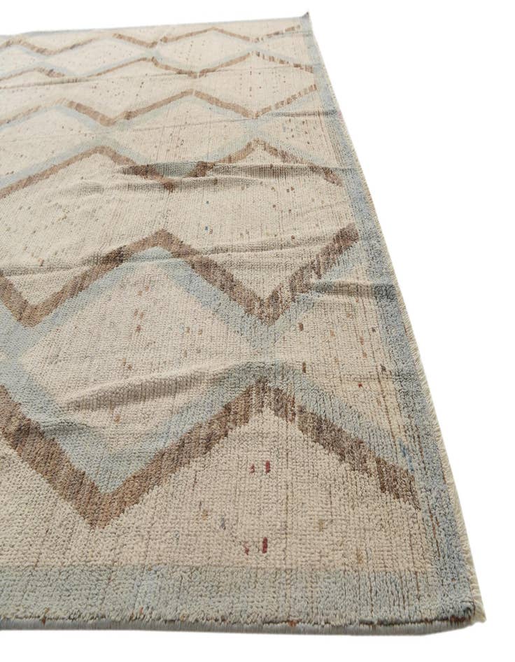 Detail image of  8' x 10' 1  Hand Knotted Moroccan Wool Rug