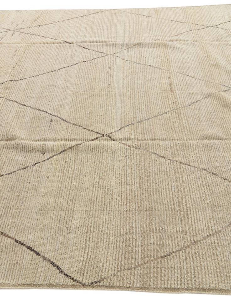 Detail image of  8' 5 x 10' 3  Hand Knotted Moroccan Wool Rug