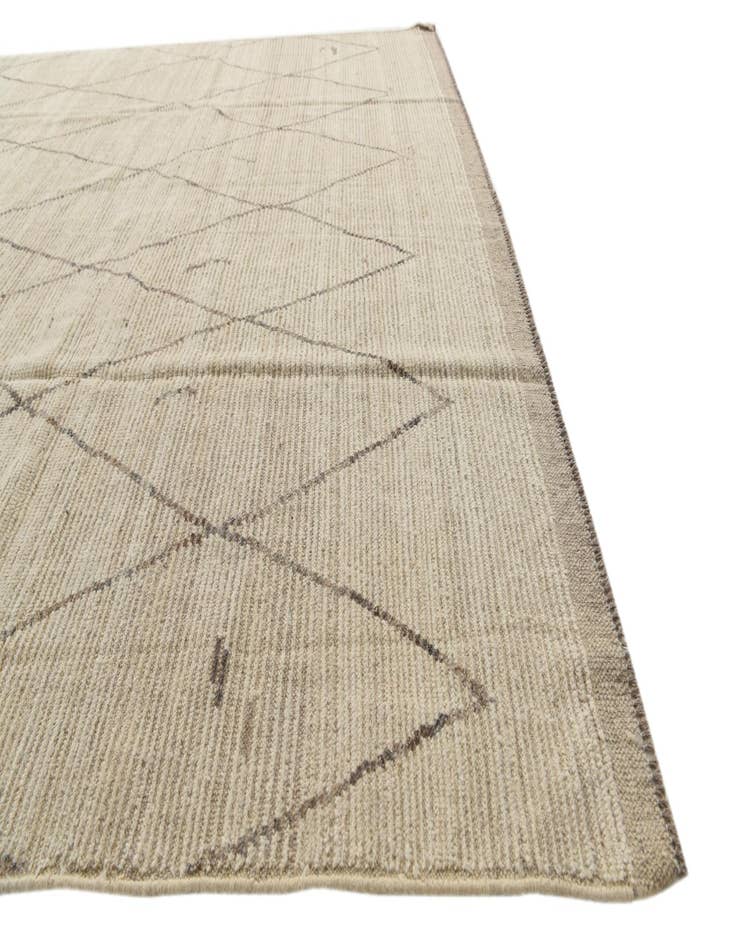 Detail image of  7' 9 x 10' 7  Hand Knotted Moroccan Wool Rug