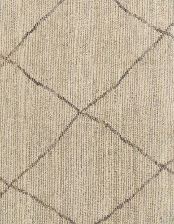 Detail image of  7' 9 x 10' 7  Hand Knotted Moroccan Wool Rug