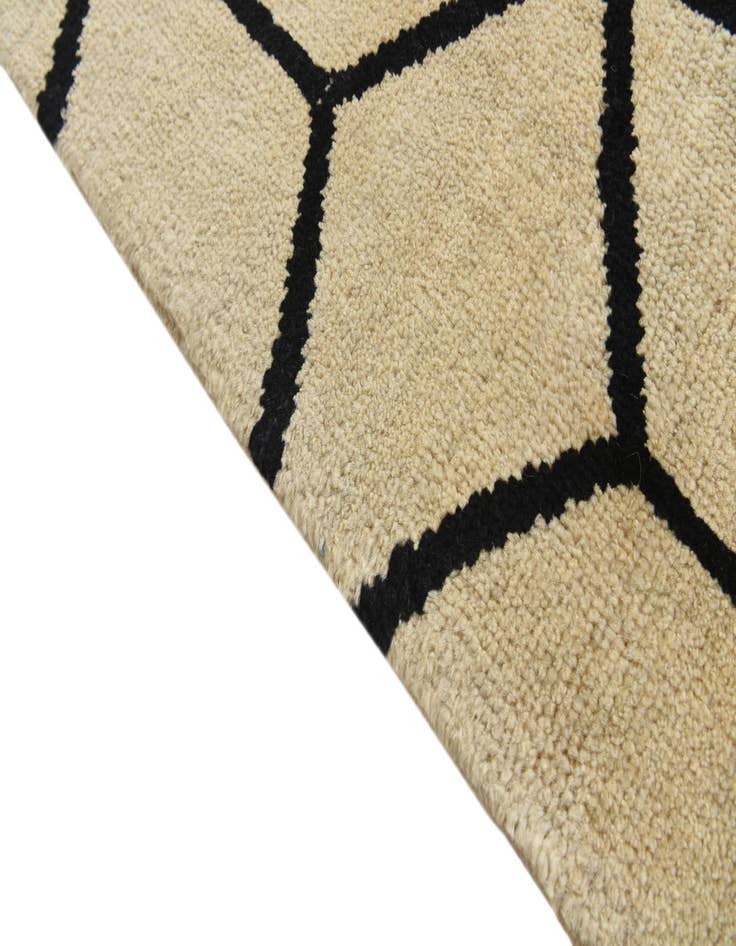 Detail image of  6' 2 x 10' 5  Hand Knotted Moroccan Wool Rug