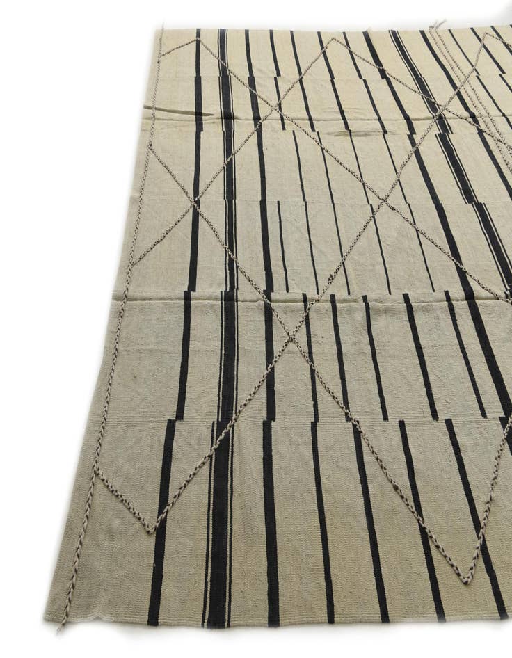 Detail image of  10' x 12' 10  Hand Knotted Moroccan Wool Rug