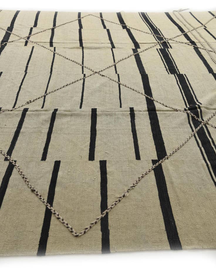Detail image of  10' x 12' 10  Hand Knotted Moroccan Wool Rug