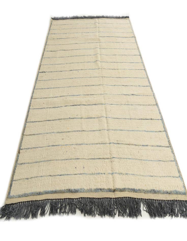 Detail image of  6' 4 x 9' 1  Hand Knotted Moroccan Wool Rug