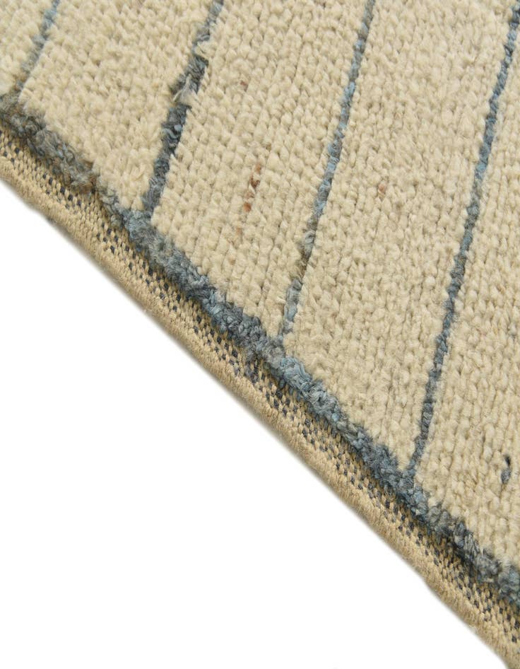 Detail image of  6' 4 x 9' 1  Hand Knotted Moroccan Wool Rug