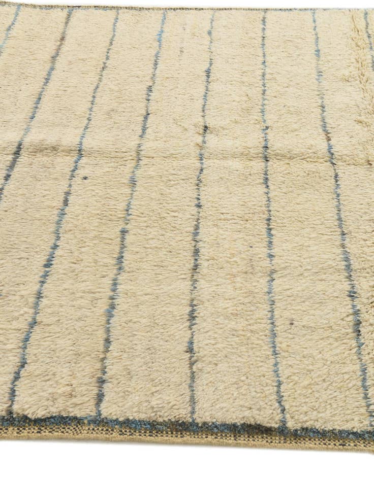 Detail image of  5' 1 x 7' 5  Hand Knotted Moroccan Wool Rug