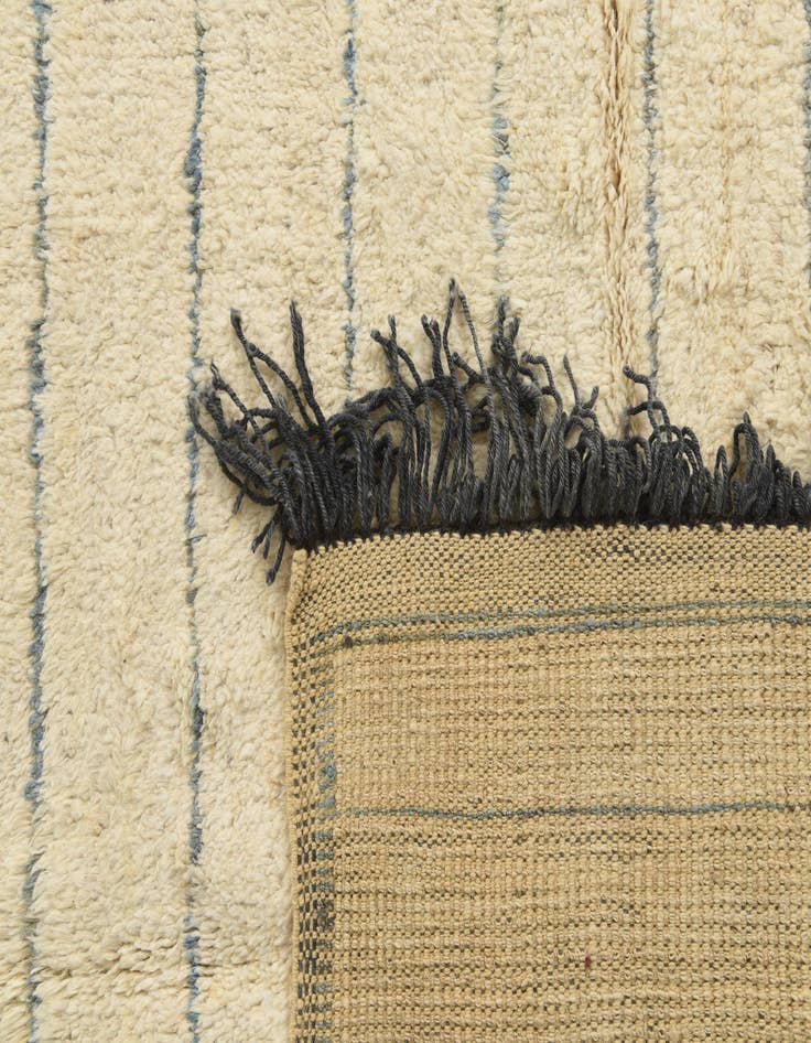 Detail image of  5' 1 x 7' 5  Hand Knotted Moroccan Wool Rug