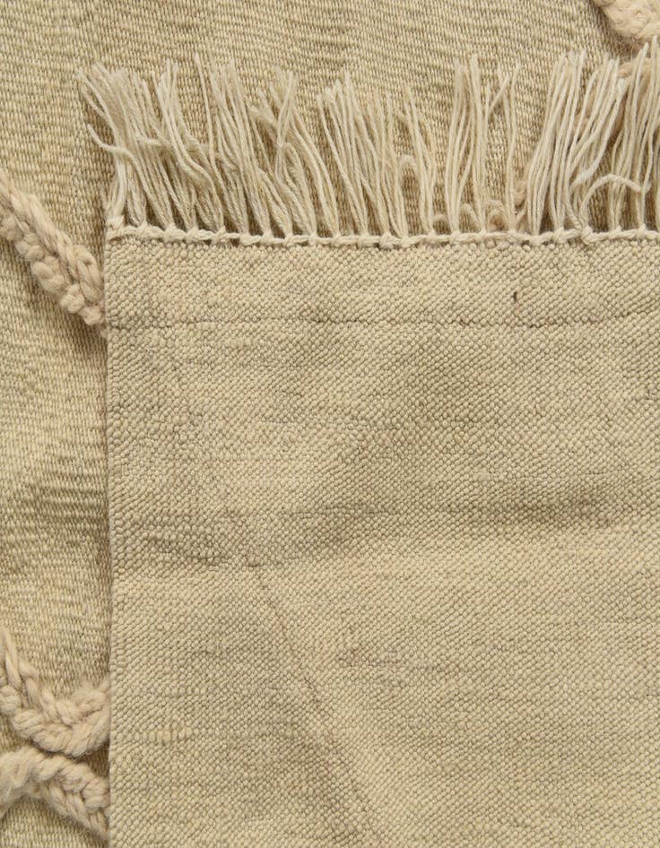 Detail image of  3' 5 x 4' 10  Hand Woven Moroccan Wool Rug