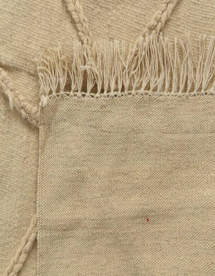 Detail image of  3' 6 x 5'  Hand Woven Moroccan Wool Rug