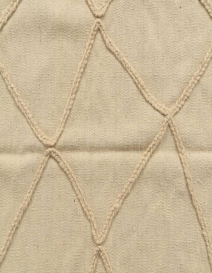 Detail image of  3' 5 x 4' 10  Hand Woven Moroccan Wool Rug