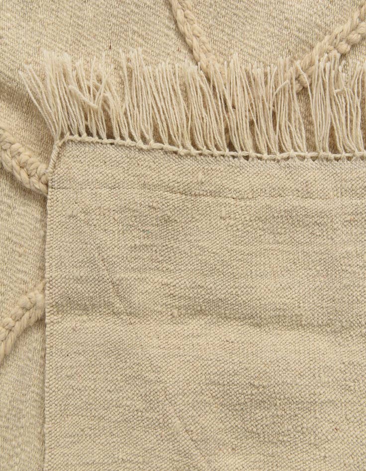 Detail image of  3' 5 x 4' 10  Hand Woven Moroccan Wool Rug