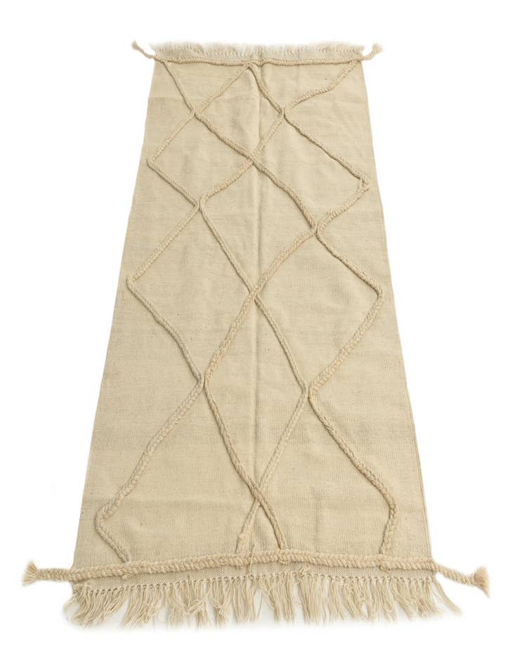 Detail image of  3' 6 x 5' 2  Hand Woven Moroccan Wool Rug