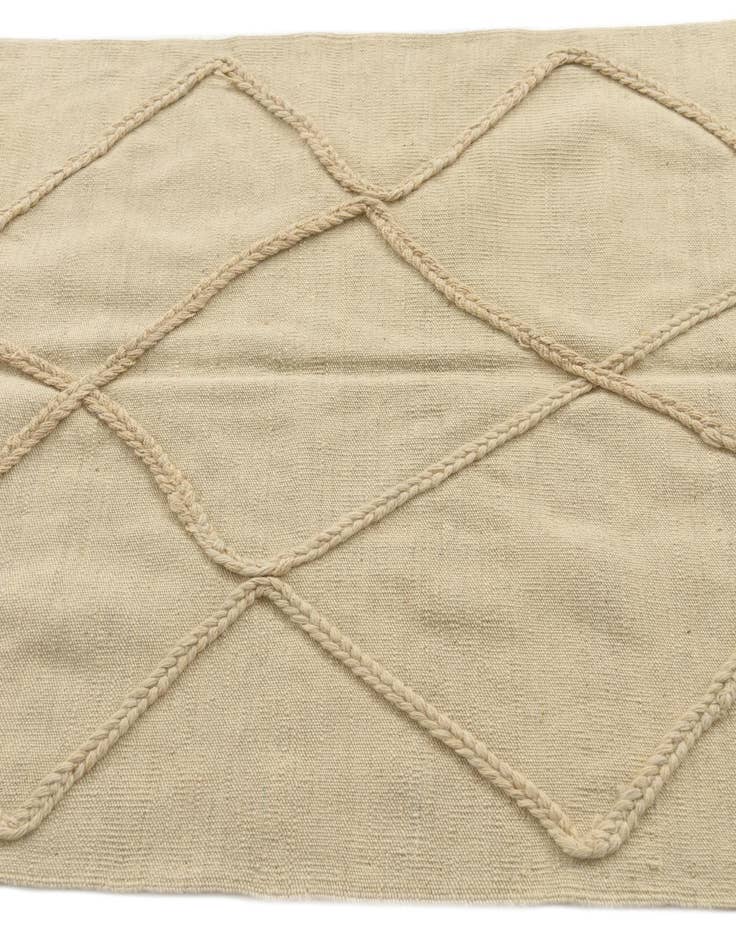 Detail image of  3' 6 x 5' 2  Hand Woven Moroccan Wool Rug