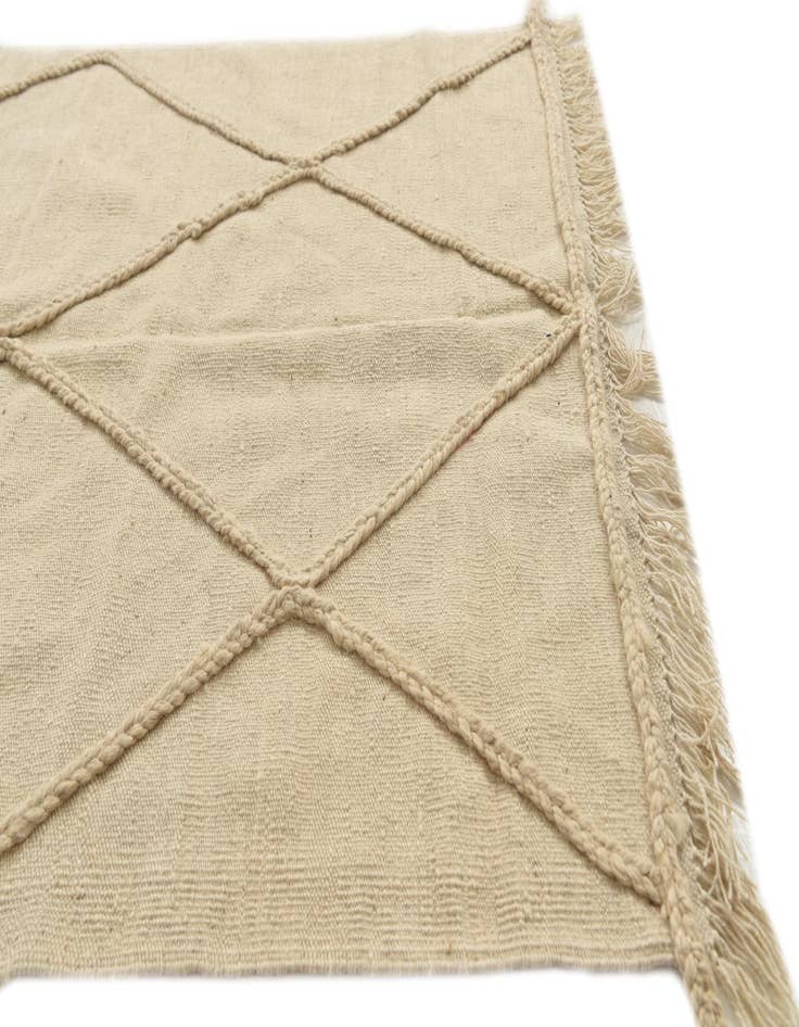 Detail image of  3' 4 x 5'  Hand Woven Moroccan Wool Rug