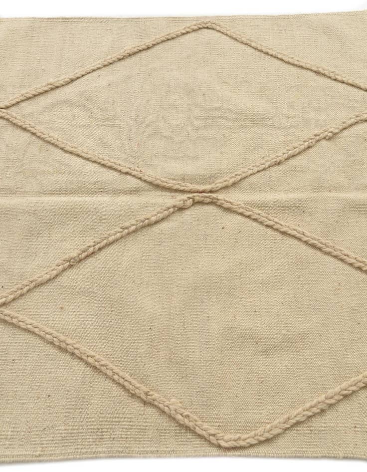 Detail image of  3' 4 x 5'  Hand Woven Moroccan Wool Rug