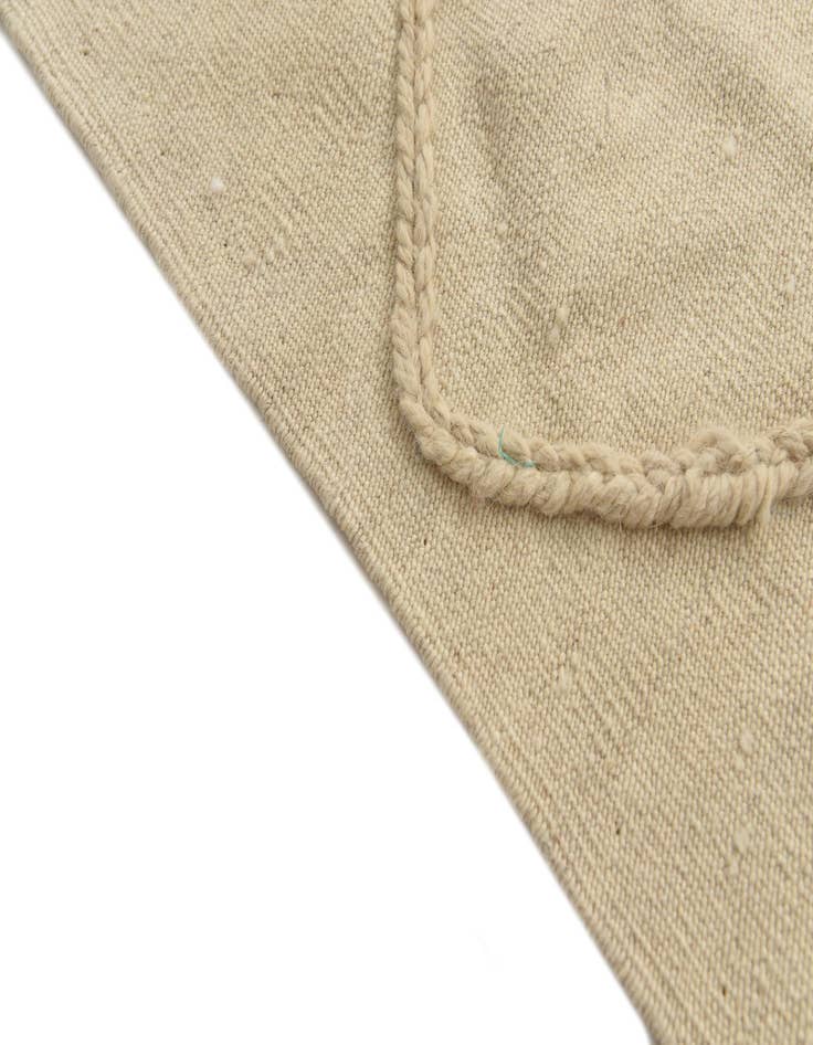 Detail image of  3' 5 x 5' 1  Hand Knotted Moroccan Wool Rug