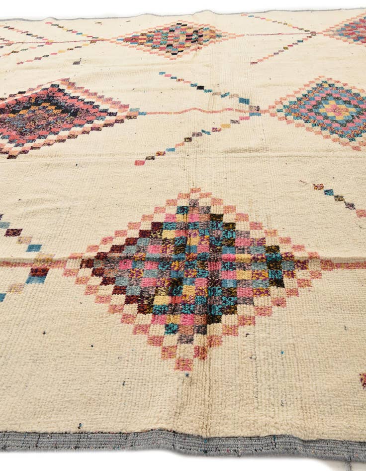 Detail image of 12' 2 x 14' 11 Hand Knotted Moroccan Wool Rug