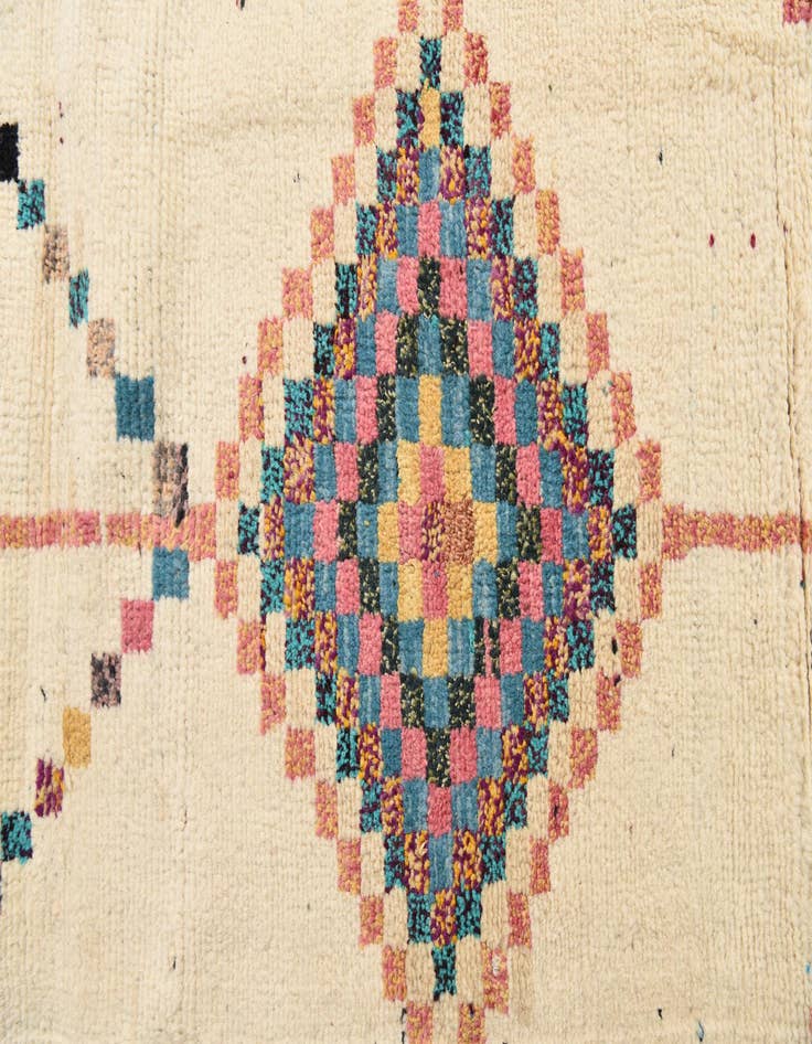 Detail image of 12' 2 x 14' 11 Hand Knotted Moroccan Wool Rug