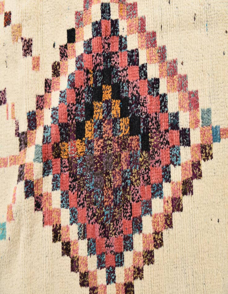 Detail image of 12' 2 x 14' 11 Hand Knotted Moroccan Wool Rug